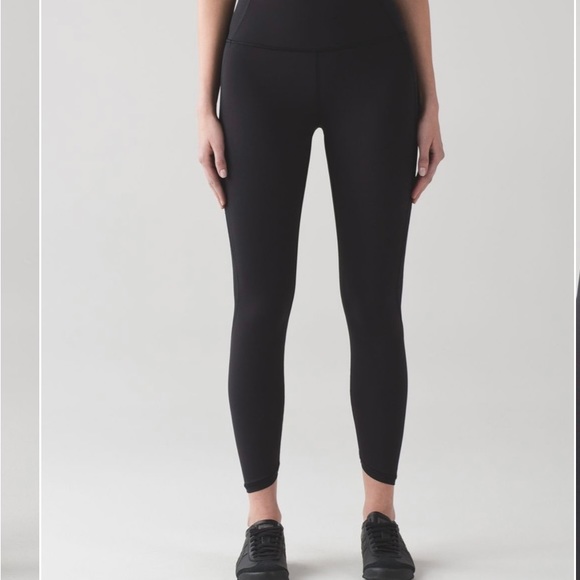 Lululemon" Featherlight Tight Black - Picture 1 of 16